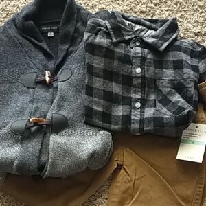 Andy & Evan Toggle Cardigan Sweater Set Size 6 Holiday outfit